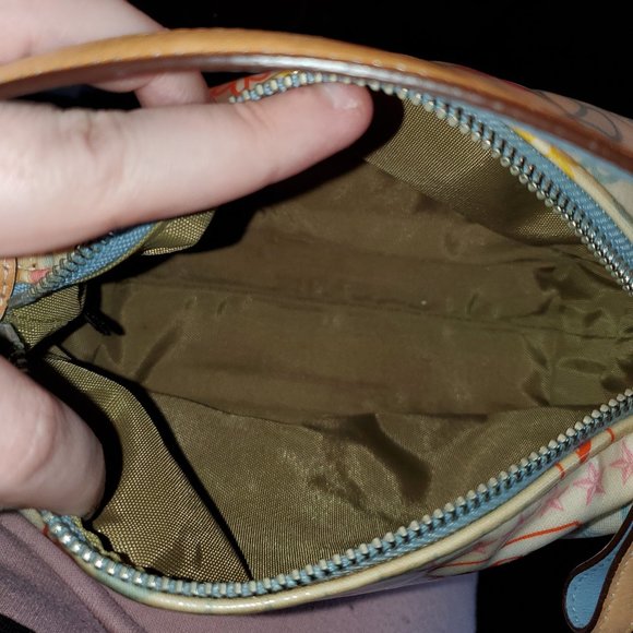 Coach Classic Logo Off White & Multi-colored Mini Bag RARE *see description* - Picture 11 of 16